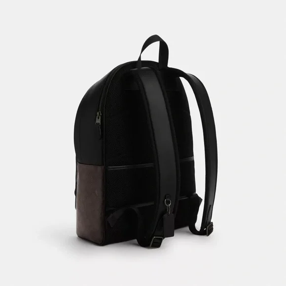 NWT！COSMIC COACH WEST BACKPACK IN SIGNATURE CANVAS WITH ROBOT PRINT（COACH CW326） - Picture 10 of 14